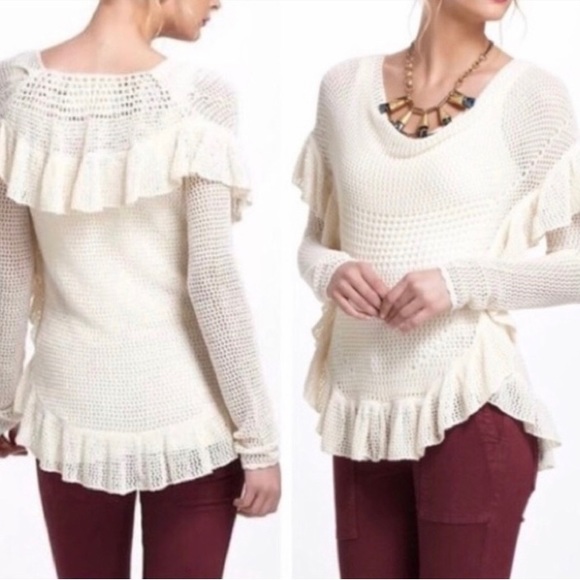 Angel of the North Overlay Sweater - Picture 1 of 6